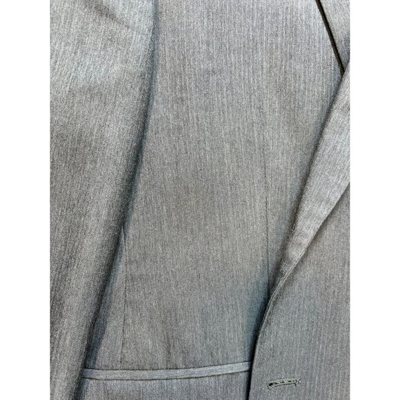 Joseph Abboud Men's Two Button Blazer Jacket Stretch Size 44S Gray Long Sleeve - Picture 12 of 16